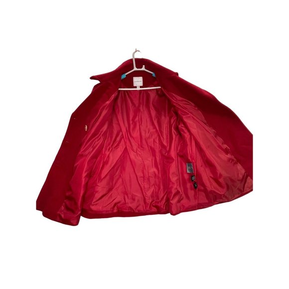 Craft Barrow womens Coat Red size 1X with Scarf New With Tags - Picture 6 of 8